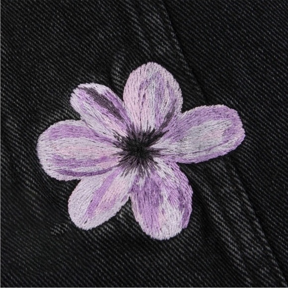 New Taylor Swift Speak Now Taylor's Version Firework Jacket Black Denim Jacket M - Picture 11 of 12